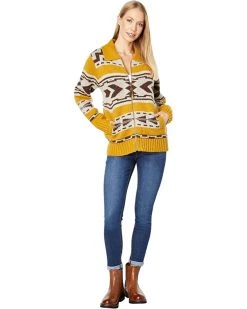 Pendleton Graphic Shetland Zip Sweater | Sweaters -Hanky Panky Sales Store 714uZaSbhEL. AC SR736920