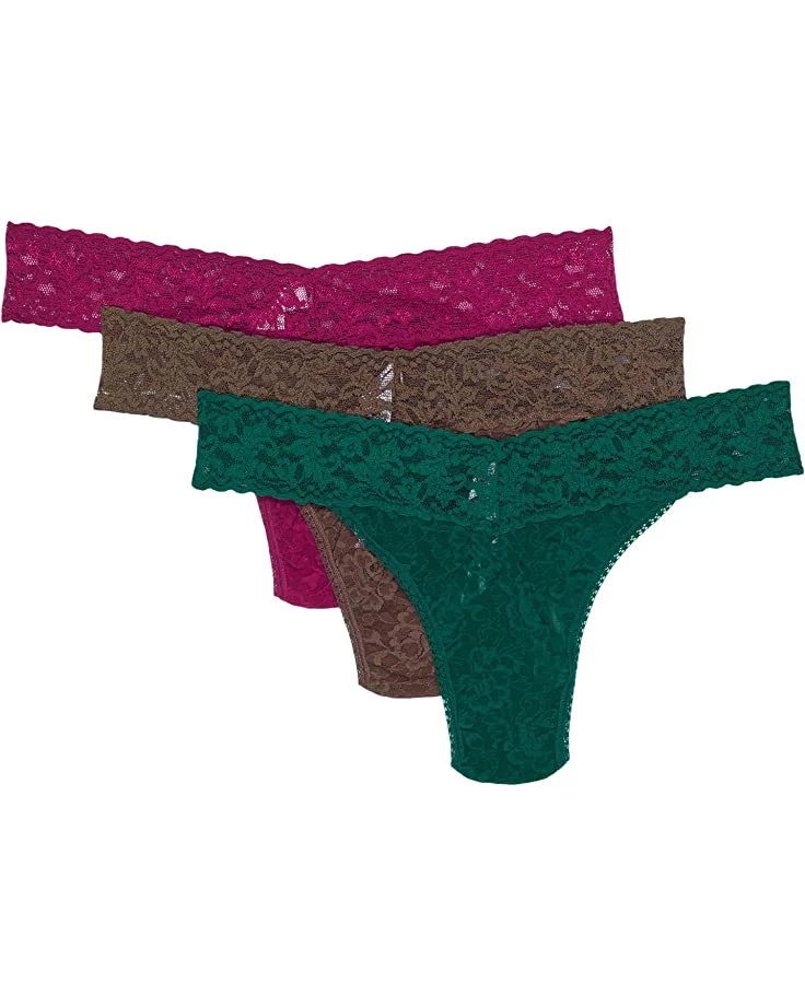 Hanky Panky 3-Pack Signature Lace Original Rise Thong | Underwear & Intimates 3 Hanky Panky 3-Pack Signature Lace Original Rise Thong | Underwear & Intimates
