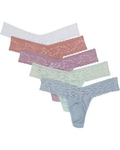 Hanky Panky 5-Pack Cotton Low Rise Thong | Underwear & Intimates