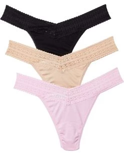 Hanky Panky 3 Pack DreamEase Original Rise Thongs | Underwear & Intimates