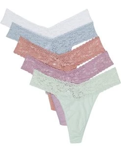 Hanky Panky 5-Pack Cotton Original Rise Thong | Underwear & Intimates