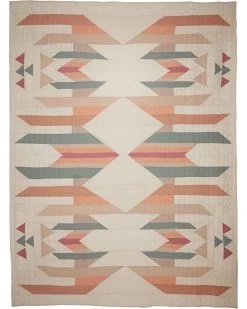 Pendleton Palm Canyon Pieced Quilt Set Twin + (2) Standard Shams | Bedding