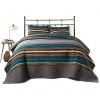 Pendleton Olympic National Park Stripe Pieced Quilt Set King + (1) Standard Sham | Bedding