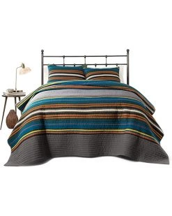 Pendleton Olympic National Park Stripe Pieced Quilt Set King + (1) Standard Sham | Bedding