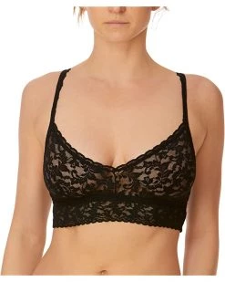 Hanky Panky Retro Lace V-Neck Retro Bralette 9K7272 | Underwear & Intimates