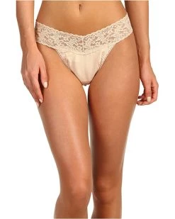 Hanky Panky Organic Cotton Original Rise Thong w/ Lace | Underwear & Intimates -Hanky Panky Sales Store 81SVTW1bKL. AC SR736920