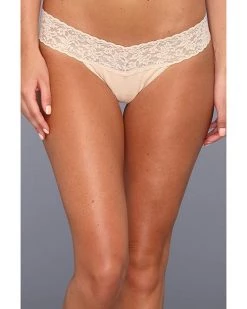 Hanky Panky Organic Cotton Low Rise Thong w/ Lace 3-Pack | Underwear & Intimates -Hanky Panky Sales Store 91W4MT3uYwL. AC SR736920