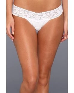 Hanky Panky Organic Cotton Low Rise Thong w/ Lace 3-Pack | Underwear & Intimates -Hanky Panky Sales Store 91oTxinmrUL. AC SR736920